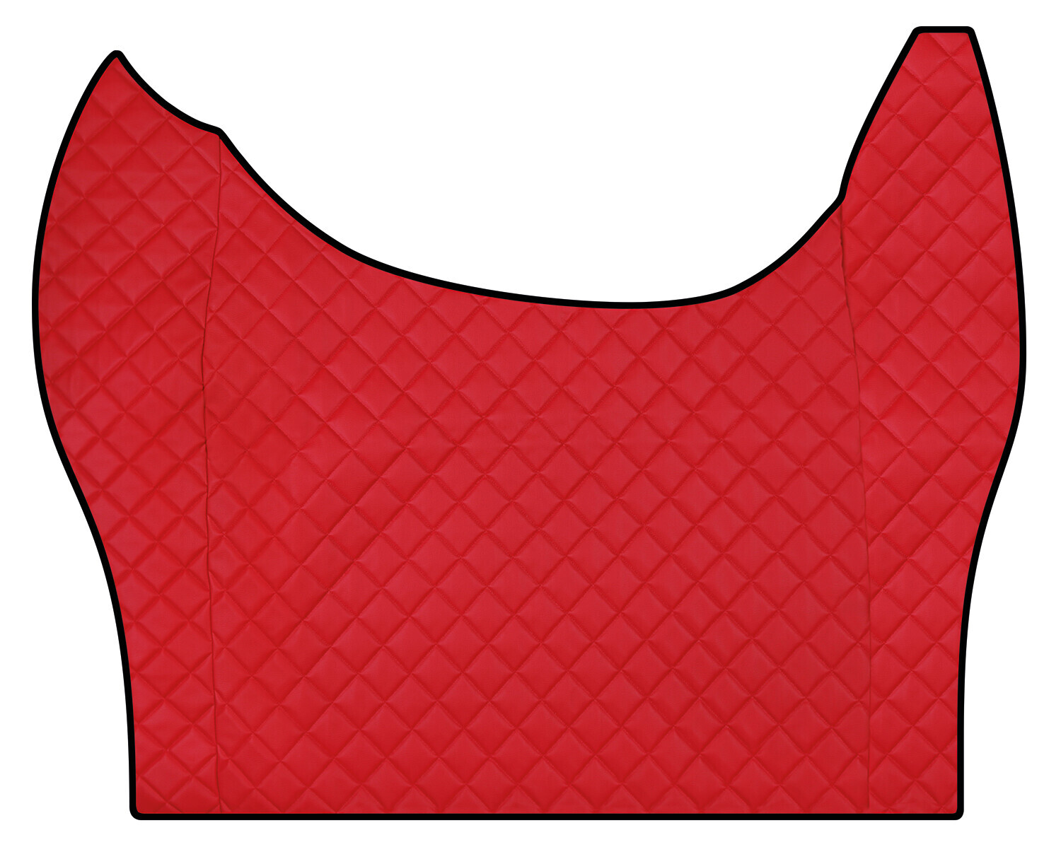 Tappeto centrale in Skeentex - Rosso - compatibile per Daf XF (06/21>)