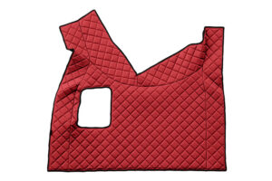 Tappeto centrale in Skeentex - Rosso - compatibile per Volvo FH Serie 4 (09/12>05/21) manuale - Volvo FH Serie 5 (06/21>) manuale