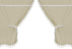 Premiere smart cabin, set tende microfibra per camion - Panna