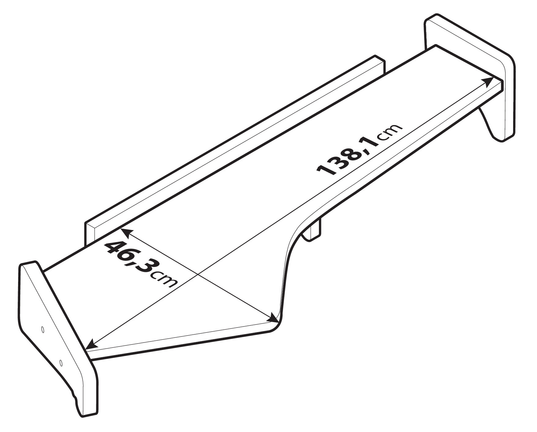 Tavolino per cruscotto - Centrale + Passeggero - compatibile per Ford F-Max (10/18>) 4 Tavolino per cruscotto - Centrale + Passeggero - compatibile per Ford F-Max (10/18>) - immagine 4