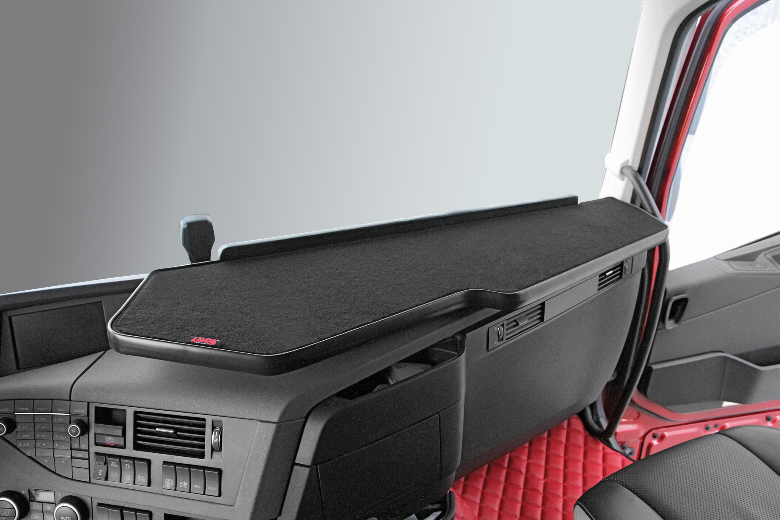 Tavolino per cruscotto - Centrale + Passeggero - compatibile per Volvo FH Serie 4 (09/12>05/21) con o senza telecamera - Volvo FH Serie 5 (06/21>) con o senza telecamera - immagine 3