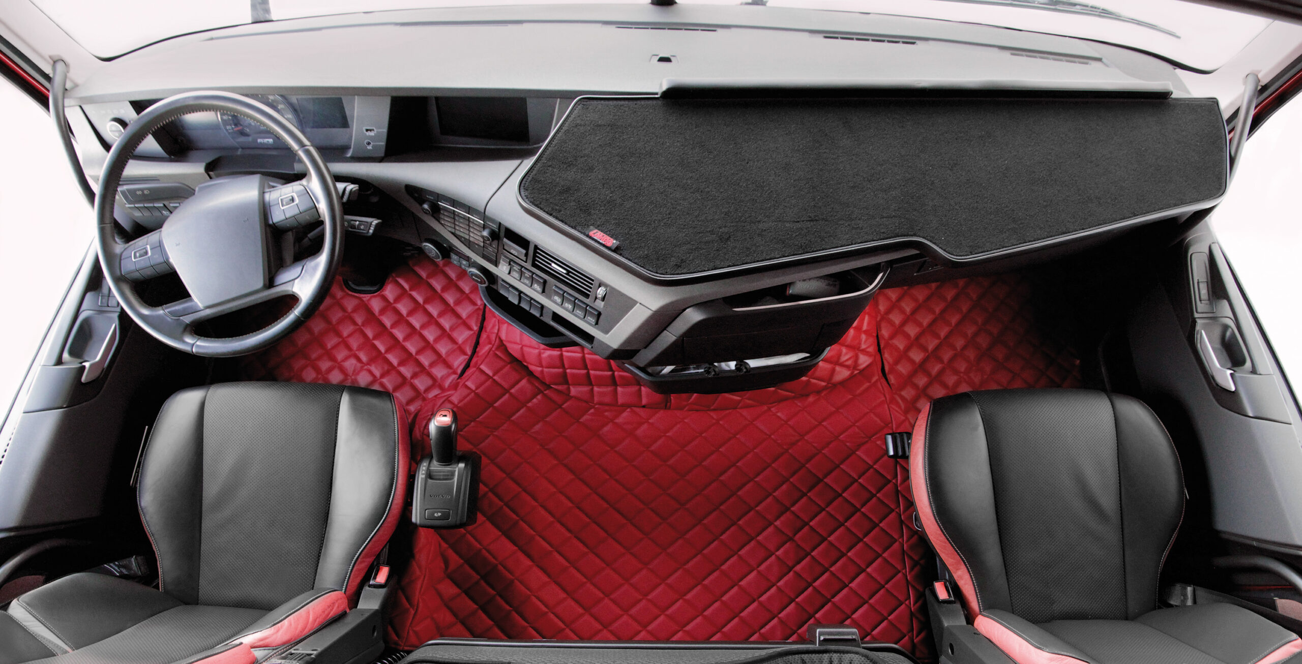 Tavolino per cruscotto - Centrale + Passeggero - compatibile per Volvo FH Serie 4 (09/12>05/21) con o senza telecamera - Volvo FH Serie 5 (06/21>) con o senza telecamera - immagine 5