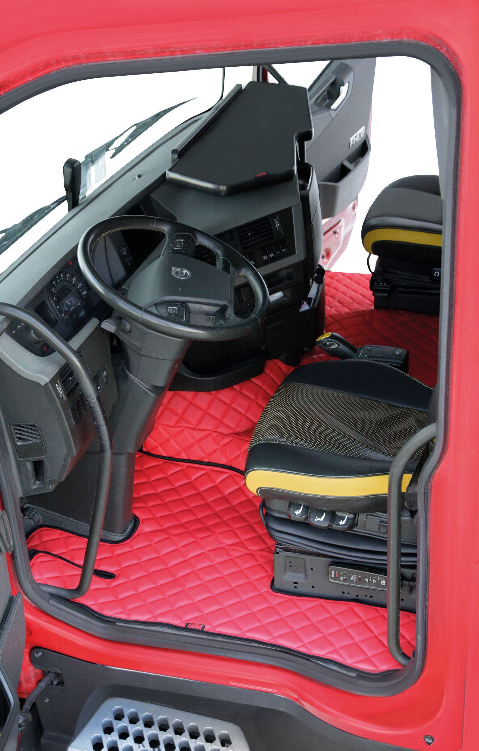 Tavolino per cruscotto - Centrale + Passeggero - compatibile per Volvo FH Serie 4 (09/12>05/21) con o senza telecamera - Volvo FH Serie 5 (06/21>) con o senza telecamera - immagine 6