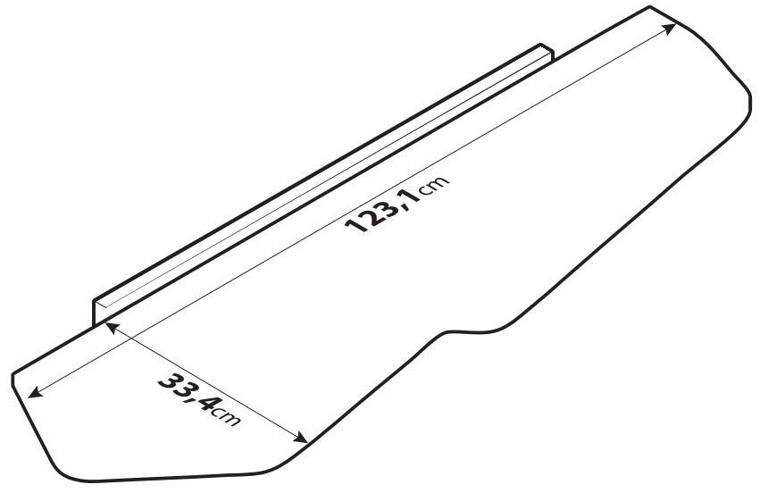 Tavolino per cruscotto - Centrale + Passeggero - compatibile per Volvo FH Serie 4 (09/12>05/21) con o senza telecamera - Volvo FH Serie 5 (06/21>) con o senza telecamera - immagine 7