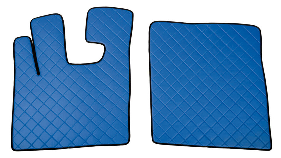 Coppia tappeti in Skeentex - Blu - compatibile per Daf XF 105 (02/04>12/14)
