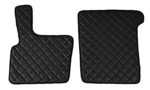 Coppia tappeti in Skeentex - Nero - compatibile per Daf XF 95 (11/01>12/07)