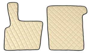 Coppia tappeti in Skeentex - Panna - compatibile per Daf XF 95 (11/01>12/07)