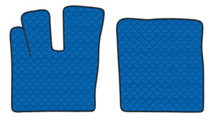 Coppia tappeti in Skeentex - Blu - compatibile per Daf XF 106 (10/12>05/21)
