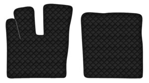 Coppia tappeti in Skeentex - Nero - compatibile per Daf XF 106 (10/12>05/21)