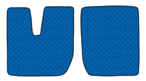 Coppia tappeti in Skeentex - Blu - compatibile per Iveco Stralis (08/02>12/12) - Iveco Stralis (07/12>12/19) - Iveco Stralis Hi-Way (07/12>08/16) - Iveco Stralis XP (09/16>12/19)