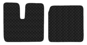 Coppia tappeti in Skeentex - Nero - compatibile per Man TGA (03/99>05/10) cabina larga