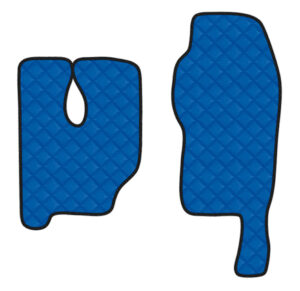 Coppia tappeti in Skeentex - Blu - compatibile per Mercedes Actros MP3 (06/08>12/13) tunnel alto