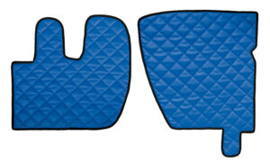 Coppia tappeti in Skeentex - Blu - compatibile per Renault Premium 2 (09/05>12/13)