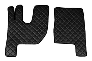 Coppia tappeti in Skeentex - Nero - compatibile per Renault T (06/13>) tunnel