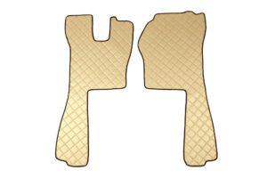 Coppia tappeti in Skeentex - Panna - compatibile per Scania R Serie 5 (03/04>08/09)