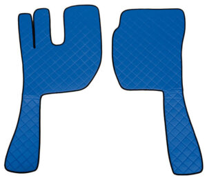 Coppia tappeti in Skeentex - Blu - compatibile per Volvo FH Serie 3 (08/02>08/12)