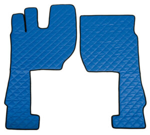 Coppia tappeti in Skeentex - Blu - compatibile per Volvo FH Serie 4 (09/12>05/21)  - Volvo FH Serie 5 (06/21>)  - Volvo FH Aero (01/24>) automatico