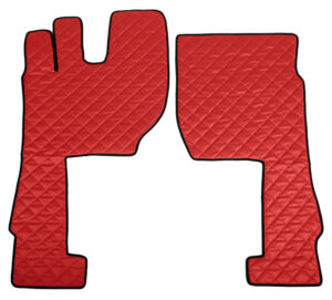 Coppia tappeti in Skeentex - Rosso - compatibile per Volvo FH Serie 4 (09/12>05/21)  - Volvo FH Serie 5 (06/21>)  - Volvo FH Aero (01/24>) automatico