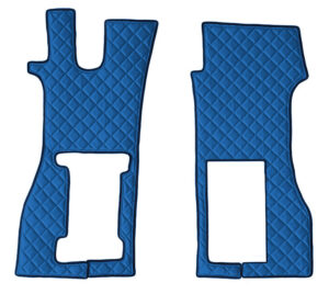 Coppia tappeti in Skeentex - Blu - compatibile per Scania R Serie 7 - New Generation (11/16>) sedile pass. pneumatico