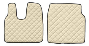 Coppia tappeti in Skeentex - Panna - compatibile per Man TGL (11/21>) cabina L, LX - Man TGL (09/12>10/21) cabina L, LX - Man TGM (09/12>) cabina L, LX - Man TGS (09/14>) cabina L, LX