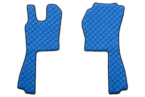 Coppia tappeti in Skeentex - Blu - compatibile per Scania G Serie 5 (03/04>08/09) - Scania G Serie 6 (09/09>08/13) - Scania G Serie 6 - Streamline (09/13>12/17)