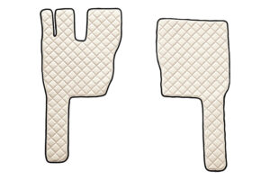 Coppia tappeti in Skeentex - Panna - compatibile per Volvo FM (03/13>10/21)