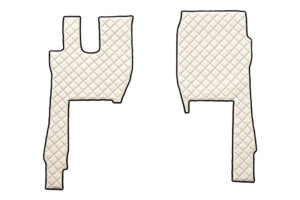 Coppia tappeti in Skeentex - Panna - compatibile per Ford F-Max (10/18>)
