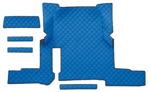 Tappeto centrale in Skeentex - Blu - compatibile per Man TGX (01/17>06/20) automatico, 2 cassetti
