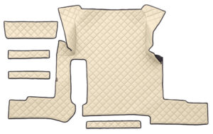 Tappeto centrale in Skeentex - Panna - compatibile per Man TGX (01/17>06/20) manuale, 1 cassetto