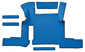 Tappeto centrale in Skeentex - Blu - compatibile per Man TGX (01/17>06/20) automatico, 1 cassetto