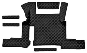 Tappeto centrale in Skeentex - Nero - compatibile per Man TGX (01/17>06/20) automatico, 1 cassetto