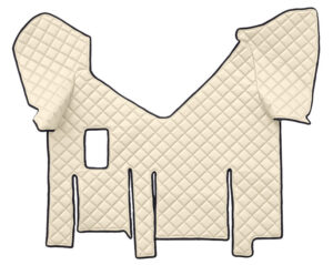 Tappeto centrale in Skeentex - Panna - compatibile per Iveco Stralis (07/12>12/19) manuale, cabina larga, doppio frigo scorrevole