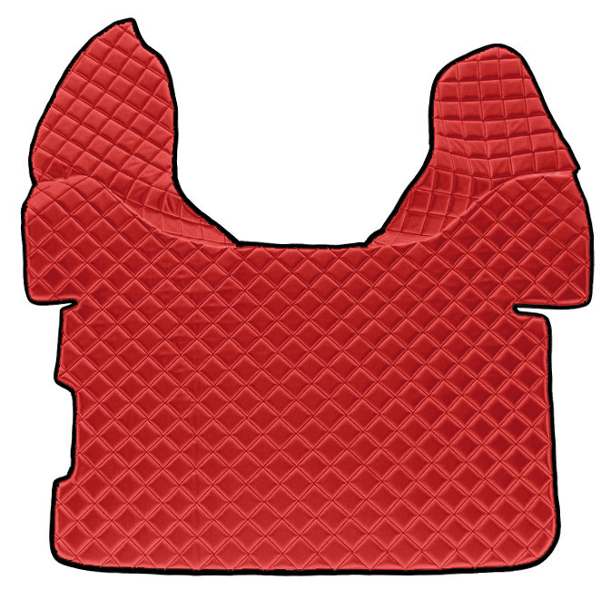 Tappeto centrale in Skeentex - Rosso - compatibile per Daf XF 105 (02/04>12/14) automatico, senza Webasto - Daf XF 106 (10/12>05/21) automatico, senza Webasto