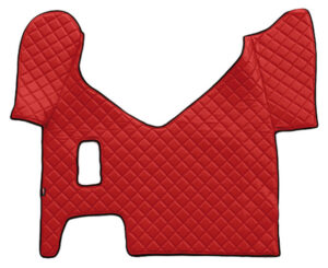 Tappeto centrale in Skeentex - Rosso - compatibile per Iveco Stralis (08/02>12/12) manuale, cabina larga - Iveco Stralis (07/12>12/19) manuale, cabina larga - Iveco Stralis Hi-Way (07/12>08/16) manuale, cabina larga