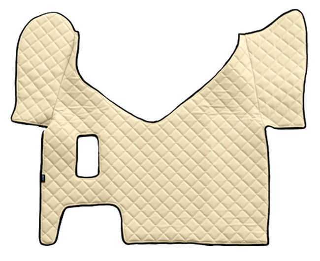 Tappeto centrale in Skeentex - Panna - compatibile per Iveco Stralis (08/02>12/12) manuale, cabina larga - Iveco Stralis (07/12>12/19) manuale, cabina larga - Iveco Stralis Hi-Way (07/12>08/16) manuale, cabina larga