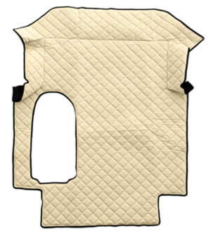 Tappeto centrale in Skeentex - Panna - compatibile per Man TGA (03/99>05/10) cabina larga