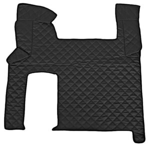Tappeto centrale in Skeentex - Nero - compatibile per Man TGX (09/07>12/16) automatico, 2 cassetti
