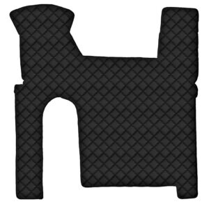 Tappeto centrale in Skeentex - Nero - compatibile per Man TGX (09/07>12/16) manuale, 2 cassetti