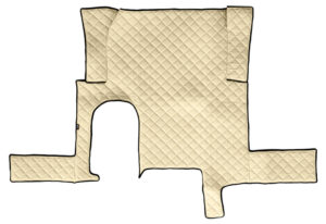 Tappeto centrale in Skeentex - Panna - compatibile per Man TGX (09/07>12/16) automatico, 1 cassetto