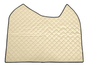 Tappeto centrale in Skeentex - Panna - compatibile per Mercedes Actros MP4 (09/11>09/19) cabina larga, sedile pass. pieghevole, tunnel - Mercedes Actros MP5 (10/19>) cabina larga, sedile pass. pieghevole, tunnel - Mercedes Actros MP5 L (11/21>) cabina larga, sedile pass. pieghevole, tunnel