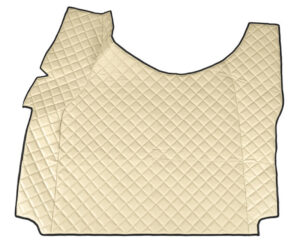 Tappeto centrale in Skeentex - Panna - compatibile per Renault T (06/13>) cabina Night and Sleeper, tunnel