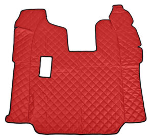 Tappeto centrale in Skeentex - Rosso - compatibile per Scania R Serie 6 (09/09>08/13) manuale - Scania R Serie 6 - Streamline (09/13>12/17) manuale