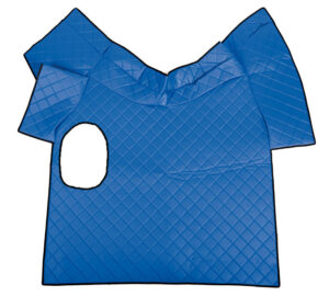 Tappeto centrale in Skeentex - Blu - compatibile per Volvo FH Serie 3 (08/02>08/12) manuale, leva piccola