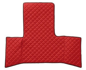 Tappeto centrale in Skeentex - Rosso - compatibile per Man TGL (09/12>10/21) cabina L, LX - Man TGM (09/12>10/21) cabina L, LX - Man TGS (09/14>10/21) cabina L, LX - Man TGM (11/21>) cabina L, LX - Man TGS (11/21>) cabina L, LX - Man TGL (11/21>) cabina L, LX