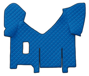Tappeto centrale in Skeentex - Blu - compatibile per Iveco Stralis (08/02>12/12) manuale, cabina larga, frigo scorrevole - Iveco Stralis (07/12>12/19) manuale, cabina larga, frigo scorrevole - Iveco Stralis Hi-Way (07/12>08/16) manuale, cabina larga, frigo scorrevole