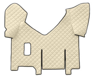 Tappeto centrale in Skeentex - Panna - compatibile per Iveco Stralis (08/02>12/12) manuale, cabina larga, frigo scorrevole - Iveco Stralis (07/12>12/19) manuale, cabina larga, frigo scorrevole - Iveco Stralis Hi-Way (07/12>08/16) manuale, cabina larga, frigo scorrevole