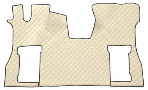 Tappeto unico in Skeentex - Panna - compatibile per Scania S Serie 7 - New Generation (11/16>) no tunnel, sedile pass. pneumatico