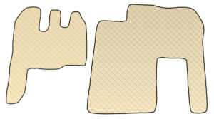 Tappeto unico in Skeentex - Panna - compatibile per Renault Magnum (01/01>06/13) manuale