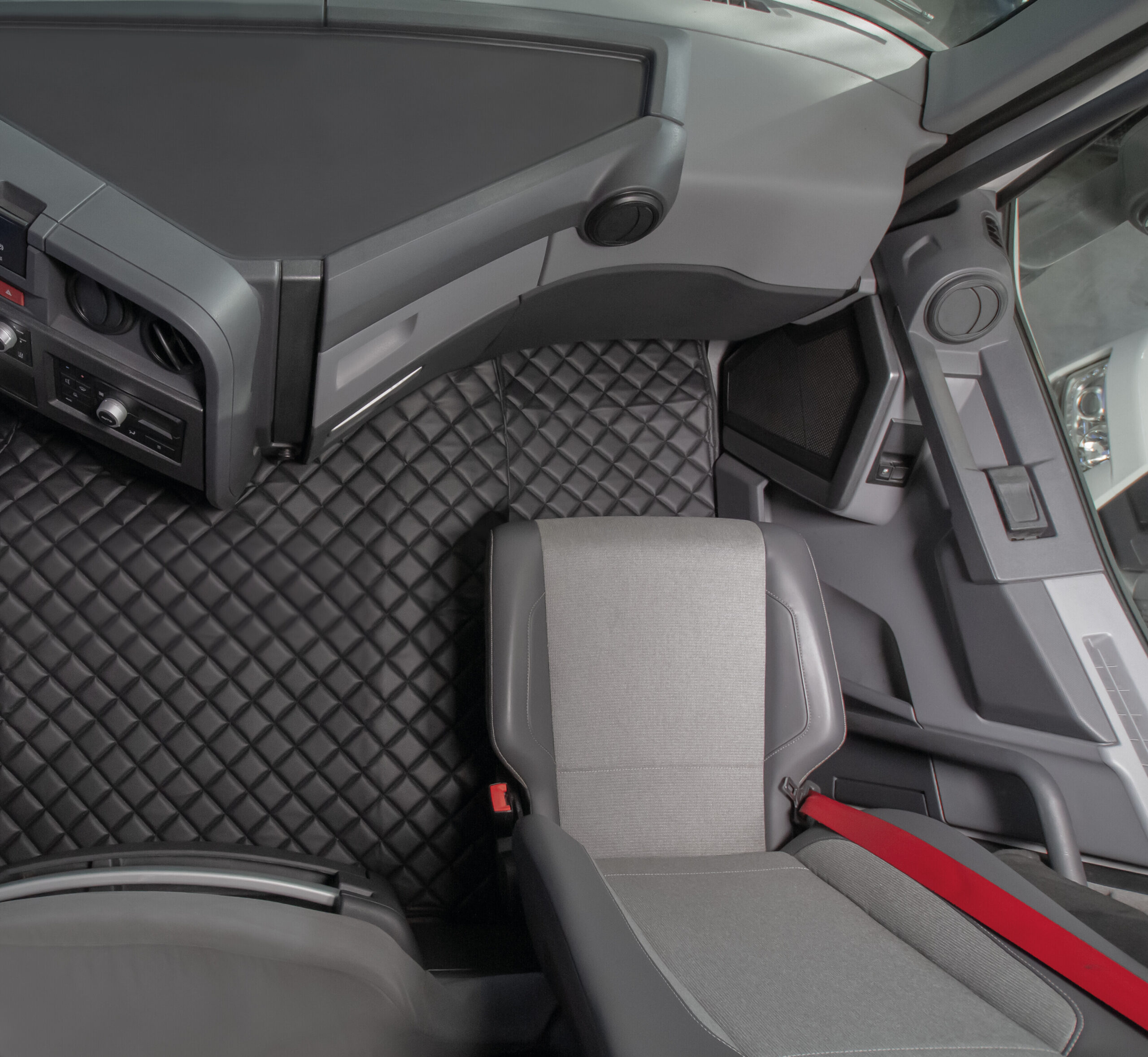 Tappeto unico in Skeentex - Nero - compatibile per Renault T (06/13>) no tunnel - immagine 3