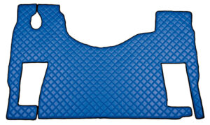 Tappeto unico in Skeentex - Blu - compatibile per Mercedes Actros MP2 (04/03>12/08) no tunnel, sedile rotante - Mercedes Actros MP3 (06/08>12/13) no tunnel, sedile rotante